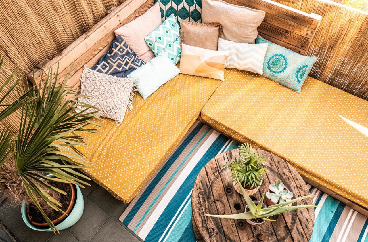 The Kalifornia I Stilvoll Mit Urlaubsfeeling I Dachterrasse I Klima Apartman Karlsruhe Kültér fotó
